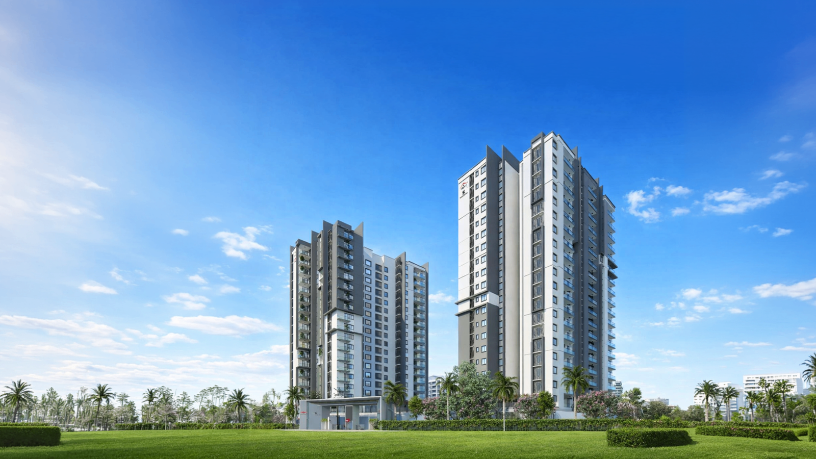 Courtyard by Vedant Suraksha — guitar-themed luxury towers in Bengaluru